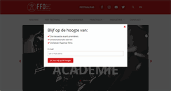 Desktop Screenshot of filmfestivaloostende.be